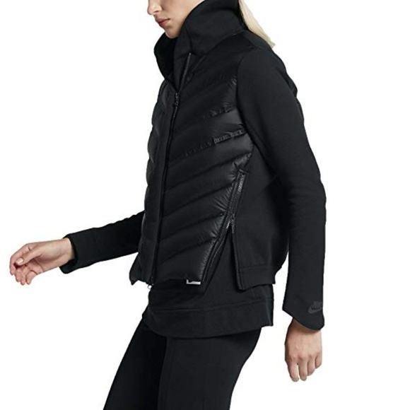 nike tech fleece aeroloft bomber jacket